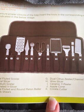 Wolfgang Puck 12 piece Garnishing Set